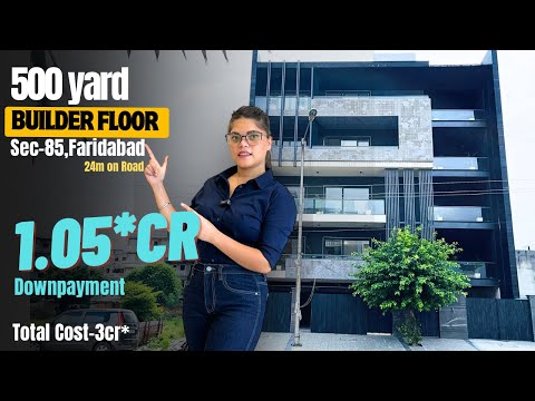 500गज builder floor faridabad |sec-85| builder floors#floors