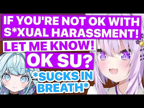 Okayu Asks For Consent To H*rass Her Kouhai (Nekomata Okayu / Hololive) [Eng Subs]