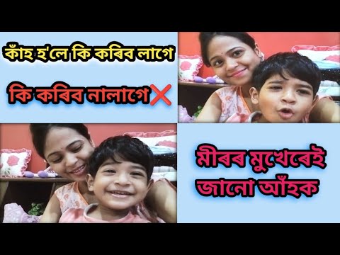 কাঁহ হ'লে কি কি কৰিব লাগে/নালাগে আমাৰ মীৰৰ মুখৰে জানো আঁহক//