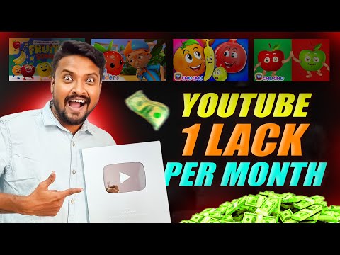 YouTube ಮೂಲಕ 1ಲಕ್ಷ ಪ್ರತಿ ತಿಂಗಳು ಹಣ ಗಳಿಸಿ | Create Kids Cartoon Videos | Earn From YouTube