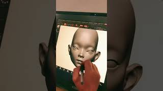 How I Sculpt My Dolls #pidgindoll #dollartist #artdoll #digitalsculpting #zbrush