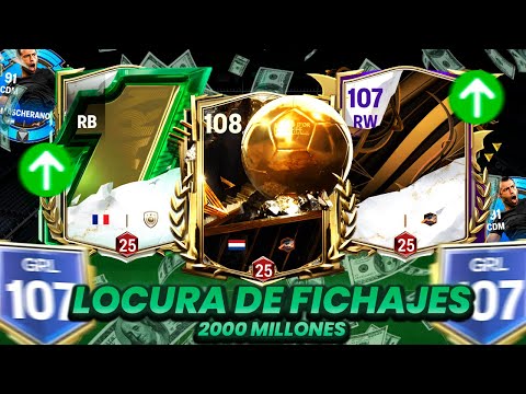 2000 MILLONES EN ESTOS FICHAJES DESCOMUNALES 🤩 FC MOBILE