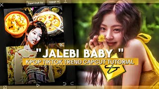 "JALEBI BABY" KPOP TIKTOK TREND CAPCUT TUTORIAL | KIM JENNIE | BLACKPINK | FYP | TRENDING | VIRAL