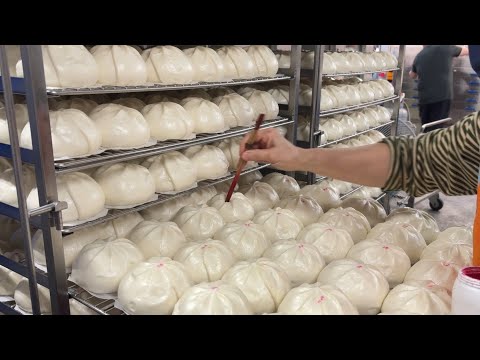 Huge Chubby Meat Buns！ Different kinds of buns' production