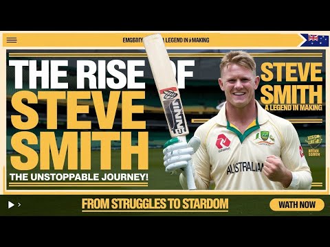 स्टीव स्मिथ की जीवनी  संघर्ष और सफलता की कहानी "Steve Smith: The Maestro of Modern Cricket" #steve