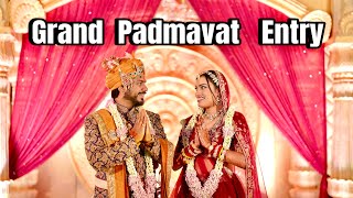 Royal PADMAVAT Style Bride and Groom Entry | Shaadi Entry Viral | Kshitij & Sheetal Ki Shaadi.