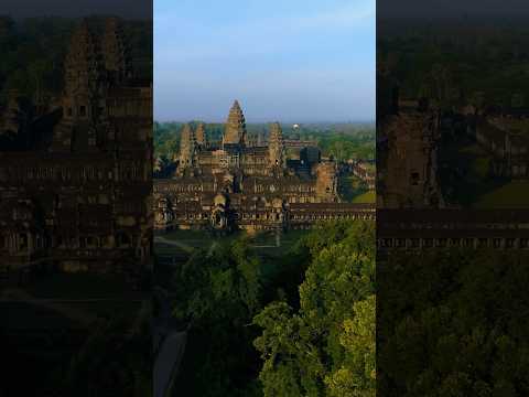 The ancient wonder of Angkor Wat!🌏✨🌿📸 #cambodia #traveling