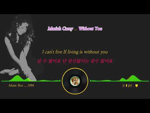 Mariah Carey ... Without You(가사/해석)