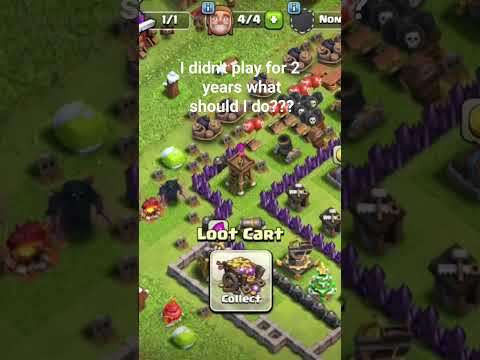 didn't play for 2 years what should i do?? #clashofclans #shortvideo #shorts #short #RubbleRumble