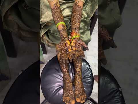 Best mehndi for #bridalmehndi #fullhandmehndidesign #mehndi #mehandi #mehndidesign #henna #himshree