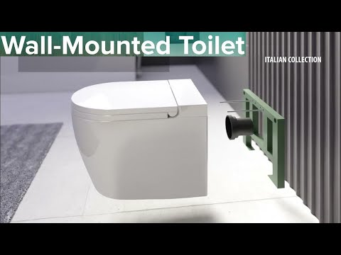 Wall Mounted EWC [European Water Closet] With Seat Cover 2023