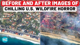 Los Angeles Fire: Chilling Satellite Images Show Before And After Of Horrific California Wildfires