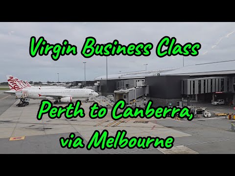 Virgin Business Class Review: Perth to Canberra, Via Melbourne ✈️✈️✈️