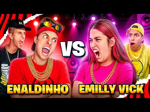 MELHORES VÍDEOS DE BATALHAS DE RIMA DO ENALDINHO x EMILLY VICK