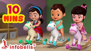 Chal Chal Gurram Chalaki Gurram |Telugu Rhymes for Children-Infobells #telugurhymes #chalchalgurram