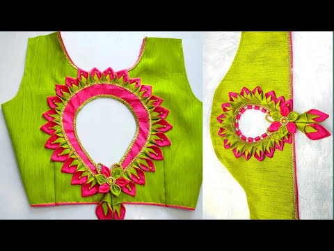 Latest 2024 model blouse sleeves design cutting and stitching| Stylish blouse hand design |