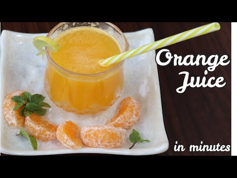 ORANGE JUICE || SUMMER DRINK in minutes.