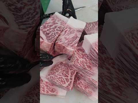 黒毛和牛のサーロインをカットする🔪wagyubeefsirloin🥩