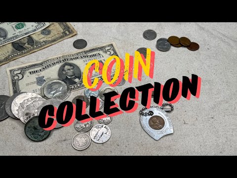 Coin Collection with some nice finds.  Old Silver and currency.