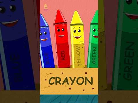 Crayons Colors Song #shorts #learningvideos #cartoonvideos #preschool