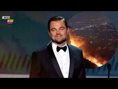 🌟 Leonardo DiCaprio Donates $1M to Fight LA Wildfires! 🔥💪 #leonardodicaprio