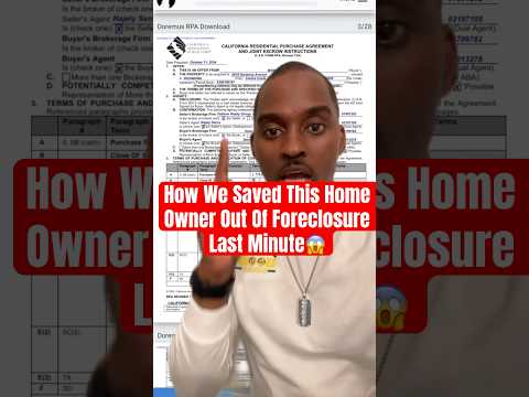 How We Saved This Home Owner From Foreclosure😱#foreclosureinvesting #foreclosure #homeownertips