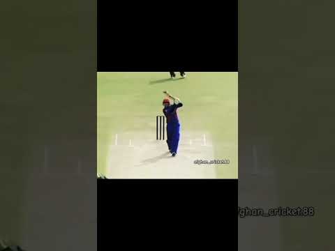 King khan old batting video 💙 #afghanistan #afghanistancricket #cricket