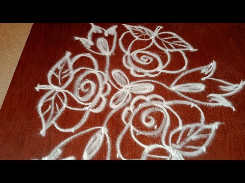 simple rangoli design for morning #tranding#viral#yt#easy rangoli