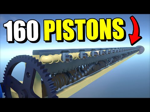 I Built a Piston Engine with 160 Cylinders...