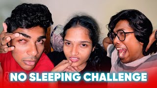 24 HOURS NO SLEEPING CHALLENGE 😭 Crazy Challenge 🥵 Chattambees