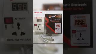 Axson Automatic Digital Power  Protection , Over & Under Voltage Protector  Smart Mo