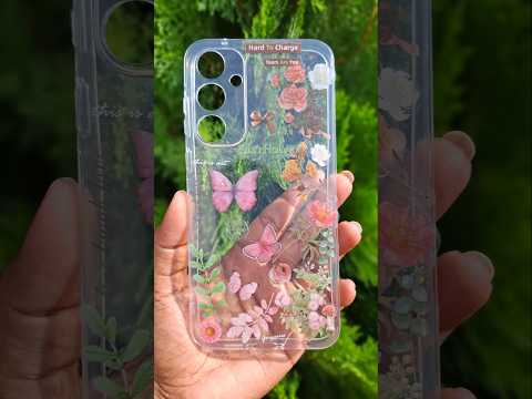 Diy mobile cover decor 🌸🦋 #decor #phonecase #trending #shorts #diy #handmade #craft