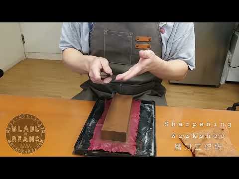 Whetstone Sharpening Victorinox Chef Knife  (香港磨刀服務 & 磨刀班 )