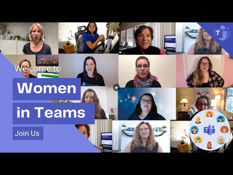 The Women in Microsoft Teams Community "Join Us"