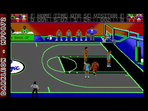 Magic Johnson's Fast Break © 1989 Mastertronic - PC DOS - Gameplay