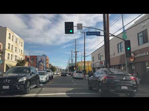 Drive Around Hollywood on  Santa Monica Blvd,  Sunset Blvd, Vine Street and Hollywood Blvd