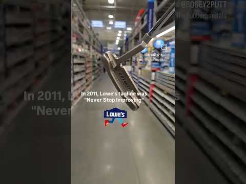 43 putts, I need to improve my putting ‎@lowes  #golf