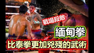 【比泰拳更加殘暴的武術- 緬甸拳 !! 】 戰場殺敵的最佳首選 /頭撞是可以的