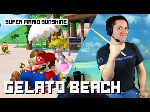 Gelato Beach From Super Mario Sunshine On Drums!