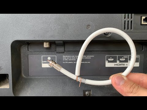 A piece of coaxial cable Unlocks all TV channels !! Antenna Booster