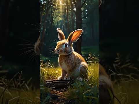 White Dog and rabbits #ytshorts #youtubeshort #youtubeshorts #rabbit #dog