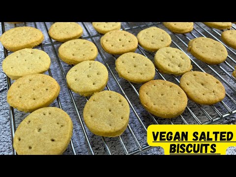 Diabetic NO SUGAR Biscuits | Vegan Salted Biscuits  | Sugar Free Biscuits | Salt Crackers