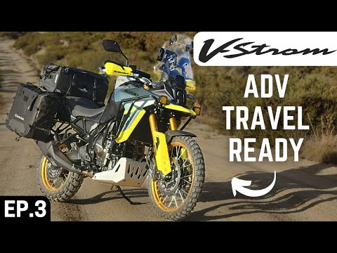 Preparing the Suzuki V-Strom 800DE for Adventure Travel (EP.3)