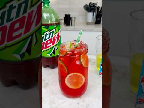 Mountain Dew Red Bullfrog #cocktail #mountaindew