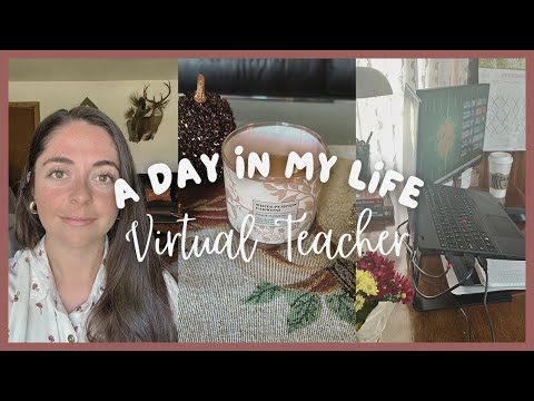 A DAY IN MY LIFE | Virtual Remote Online Teacher 8th Grade English