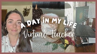 A DAY IN MY LIFE | Virtual Remote Online Teacher 8th Grade English