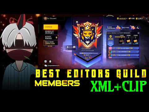 BEST EDITOR GUILD MEMBERS 😎💝 (XML+CLIP⬇️) CHECK DESCRIPTION BOX✨