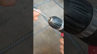 Helpful Construction Tips and Hacks. How to Quickly and Reliable Tie Rebar #shorts #construction