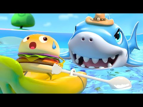 The Shark is Coming | Yummy Foods Family Collection | Kids Cartoons | BabyBus TV