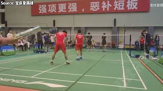 🔥🇨🇳梁伟铿/王昶 VS 🇨🇳刘雨辰/歐烜屹🔥|🏸2023冬训对抗赛🏸|🔥🇨🇳Liang WK/Wang C VS 🇨🇳Liu YC/Ou XY🔥|🏸2023 Winter Training🏸